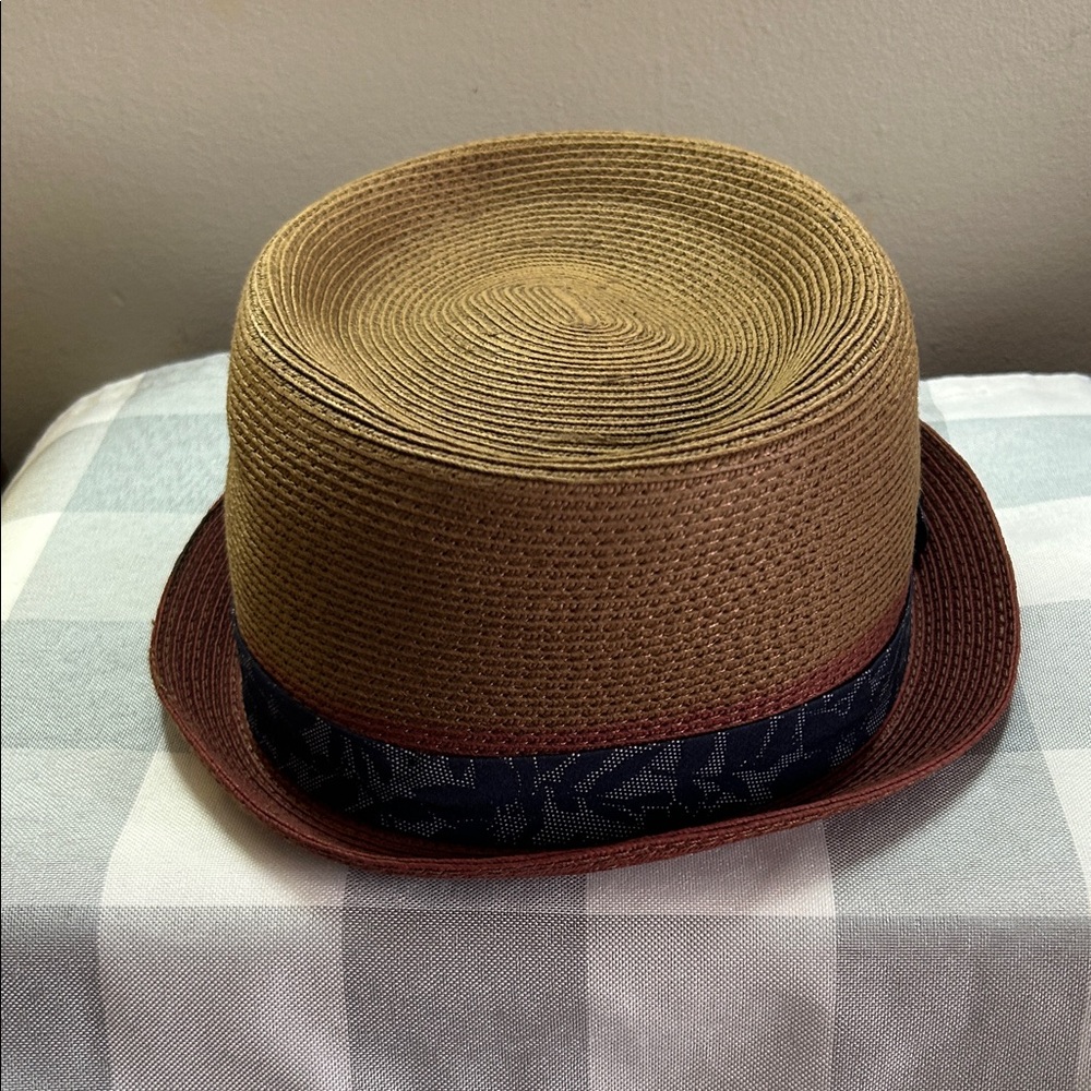Ted Baker Tan and Burgundy Hat
